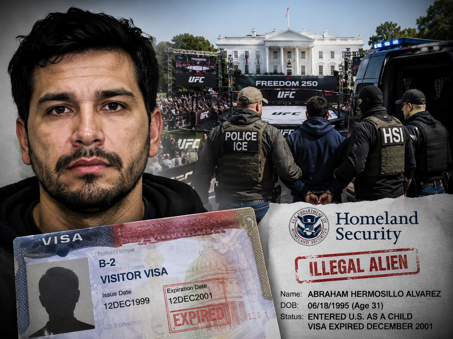 Mexican Illegal Alien Identified as Ringleader in UFC Freedom 250 Plot