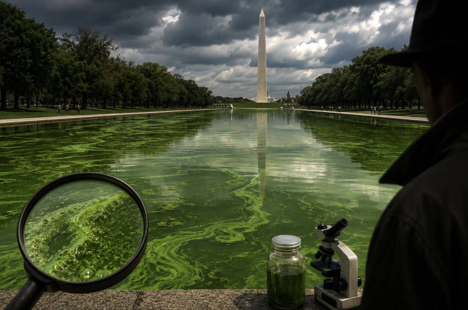 How the Lincoln Memorial Reflecting Pool Became a Symbol of Political Warfare