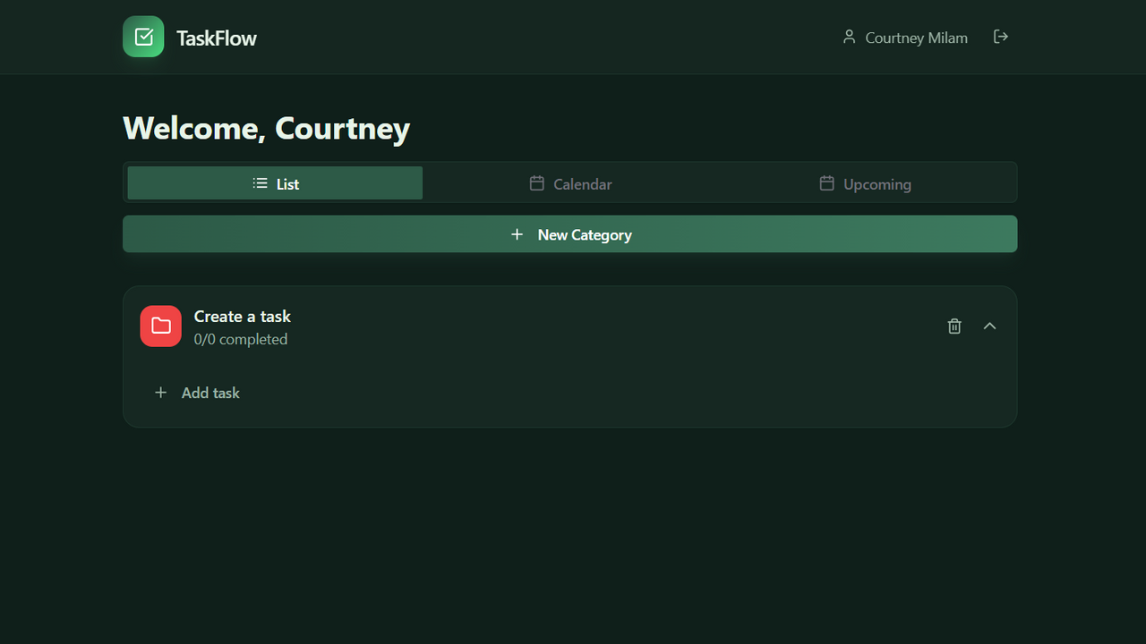 Evergreen Tasks template preview