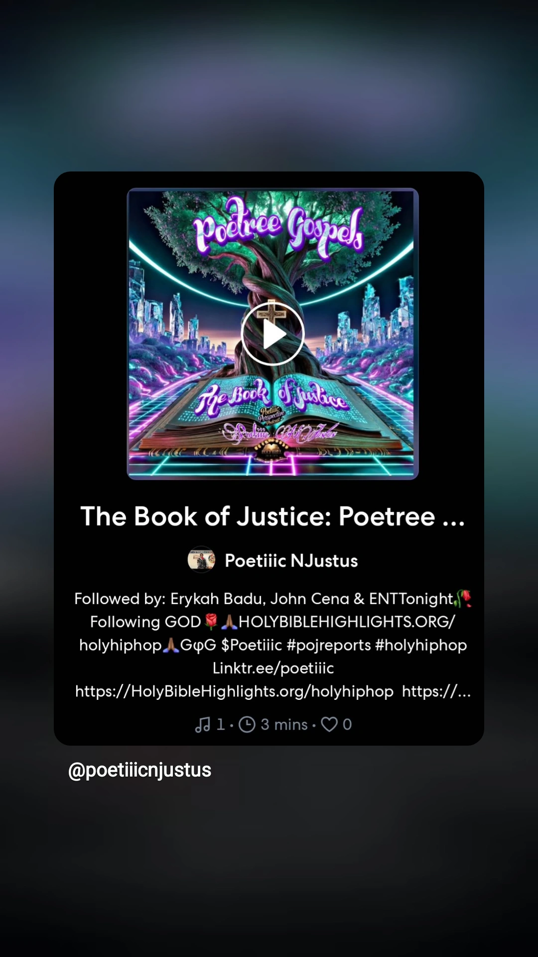 Poetree Gospels - The Book of Justice