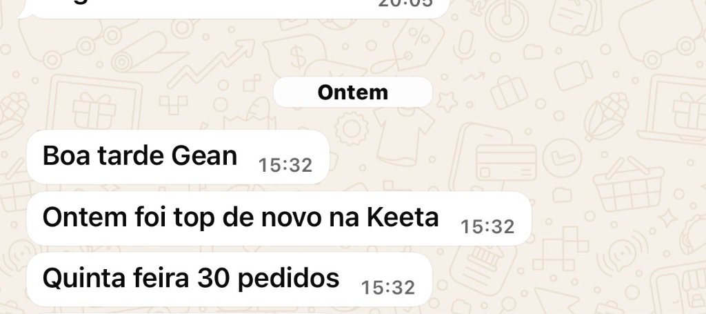 30 pedidos na Keeta em um dia após aplicar a estratégia