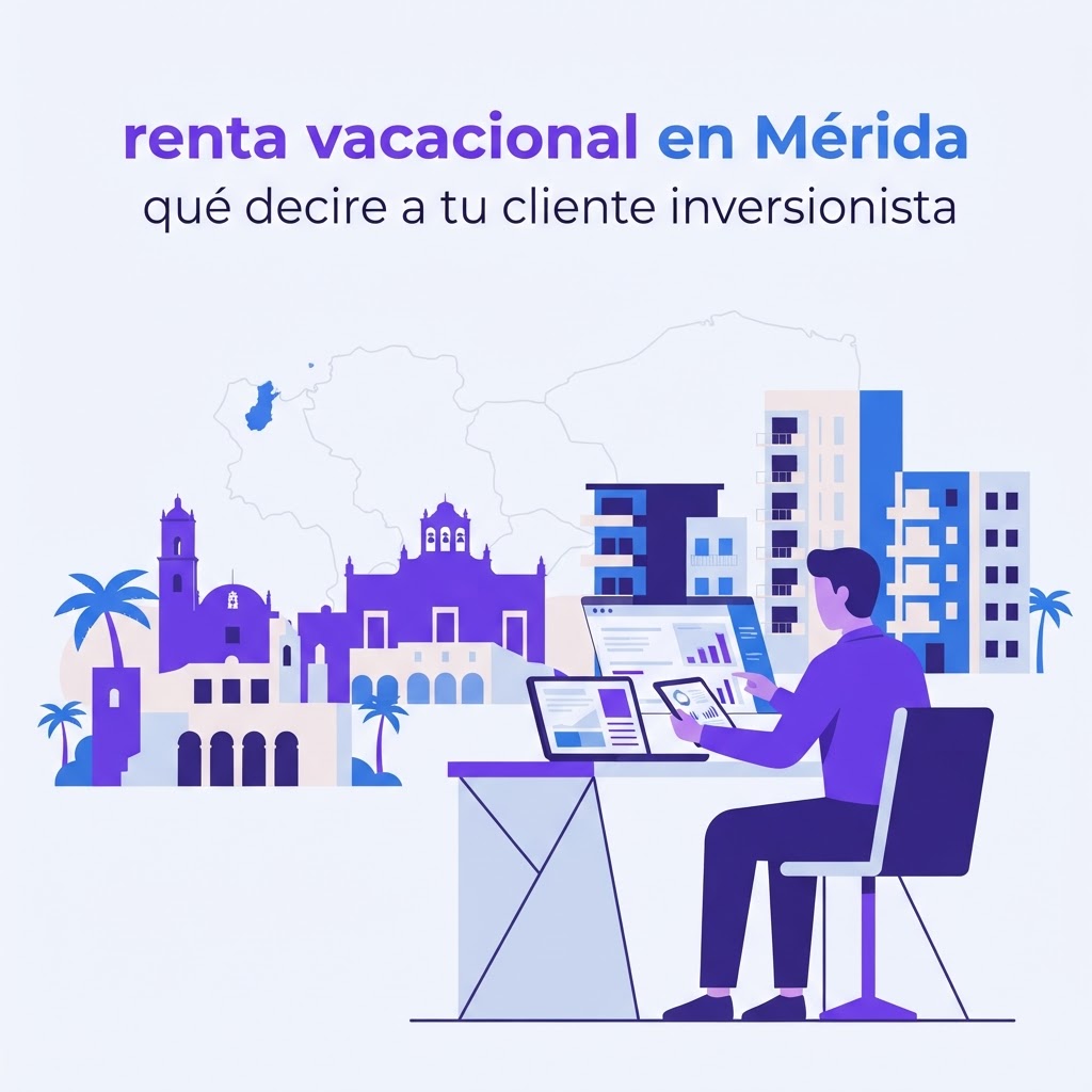 renta vacacional en Mérida qué decirle a tu cliente inversionista en Mérida, Yucatán — BROKERAE