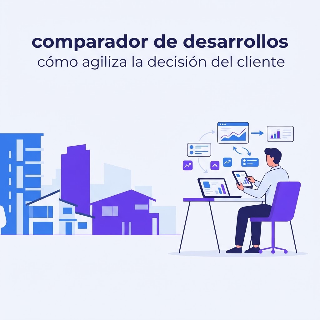 comparador de desarrollos cómo agiliza la decisión del cliente en Mérida, Yucatán — BROKERAE