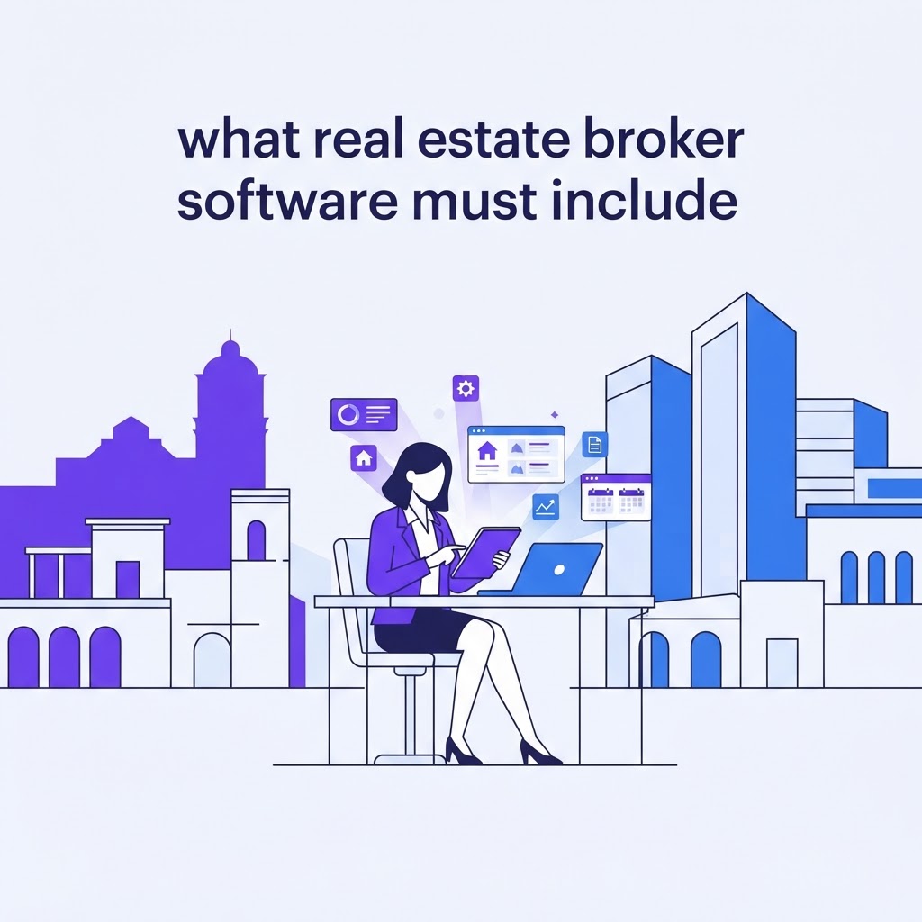 software inmobiliario para brokers qué debe incluir en Mérida, Yucatán — BROKERAE