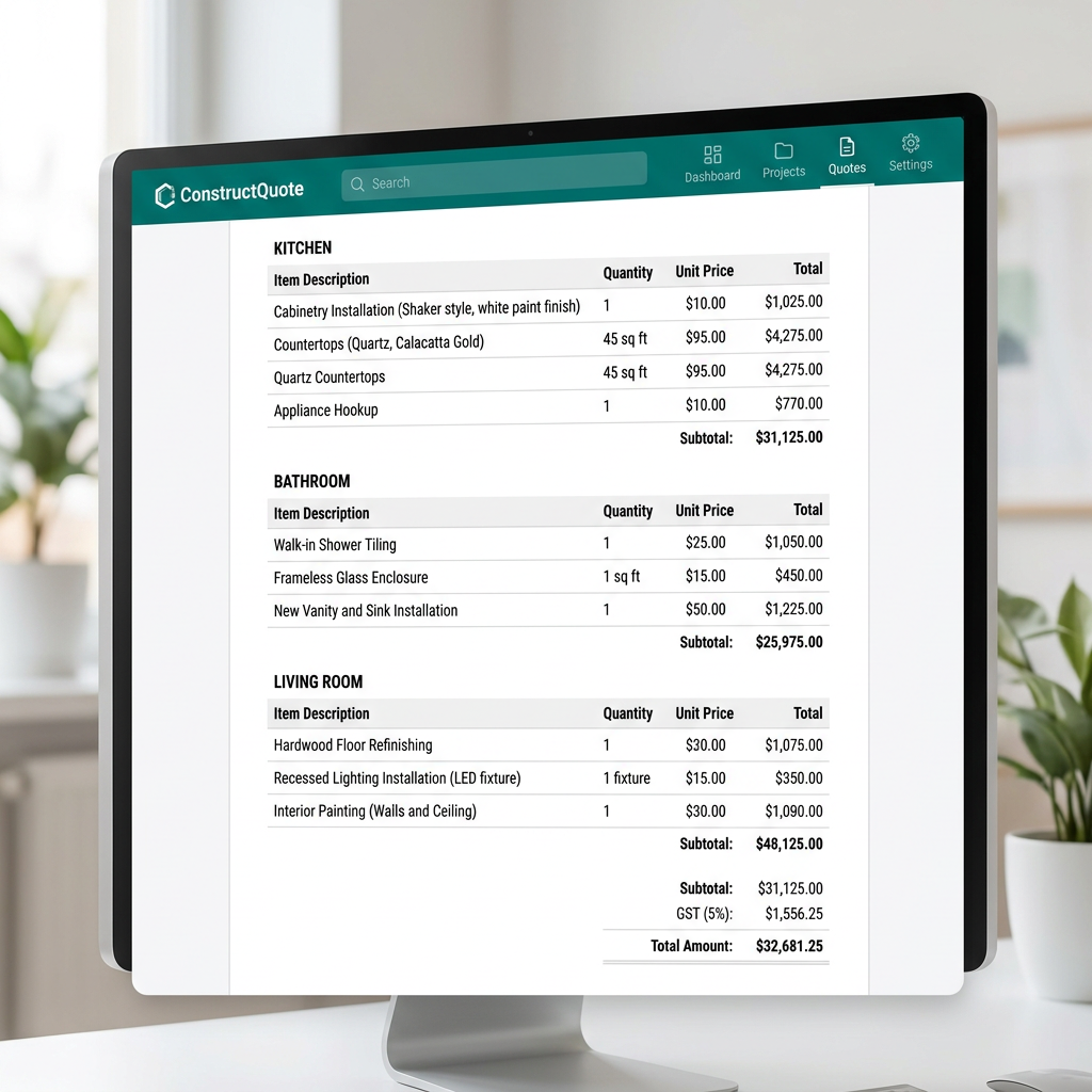 Quoting & Estimating