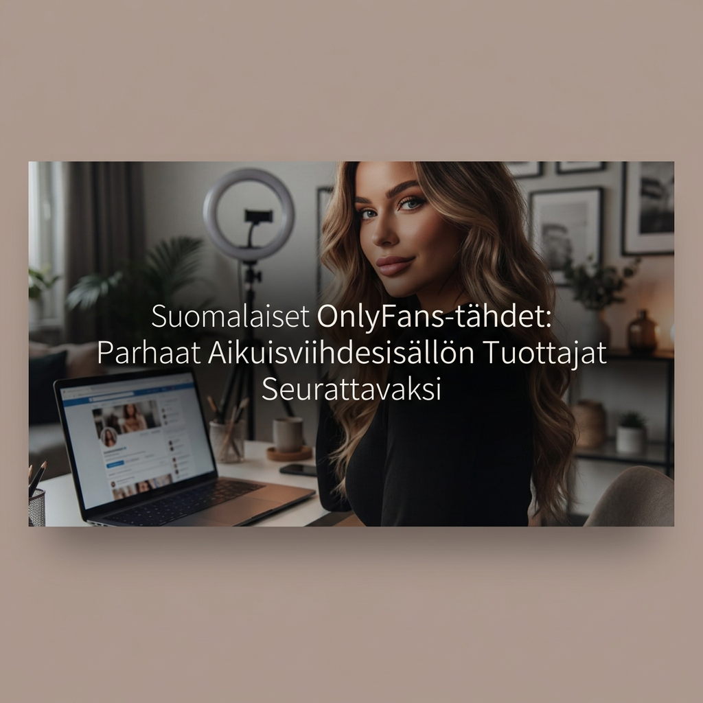 Suomalaiset OnlyFans-tähdet: Parhaat Aikuisviihdesisällön Tuottajat Seurattavaksi