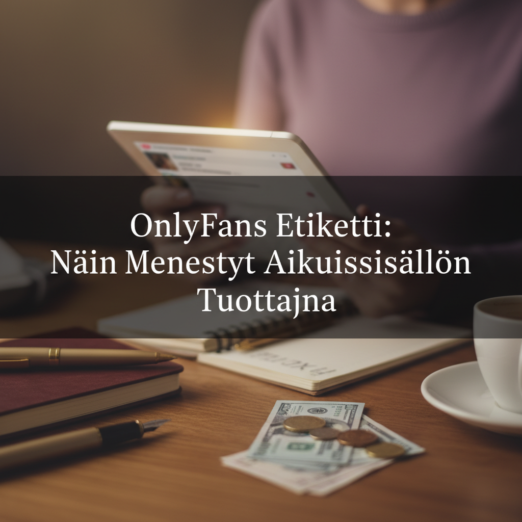 OnlyFans Etiketti: Näin Menestyt Aikuissisällön Tuottajana