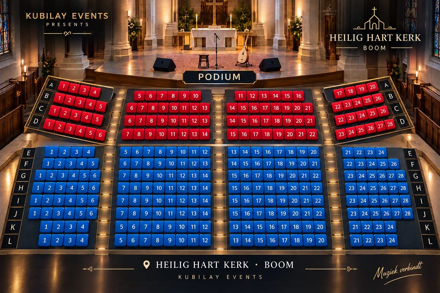 Plattegrond - Heilig Hart Kerk Boom
