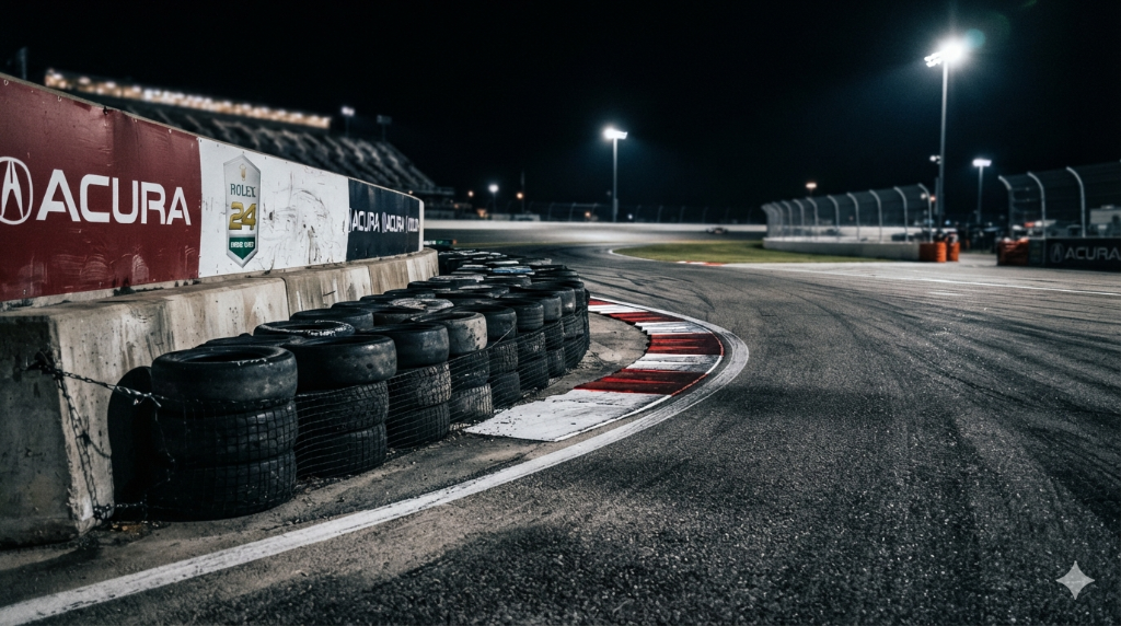 Racetrack barrier