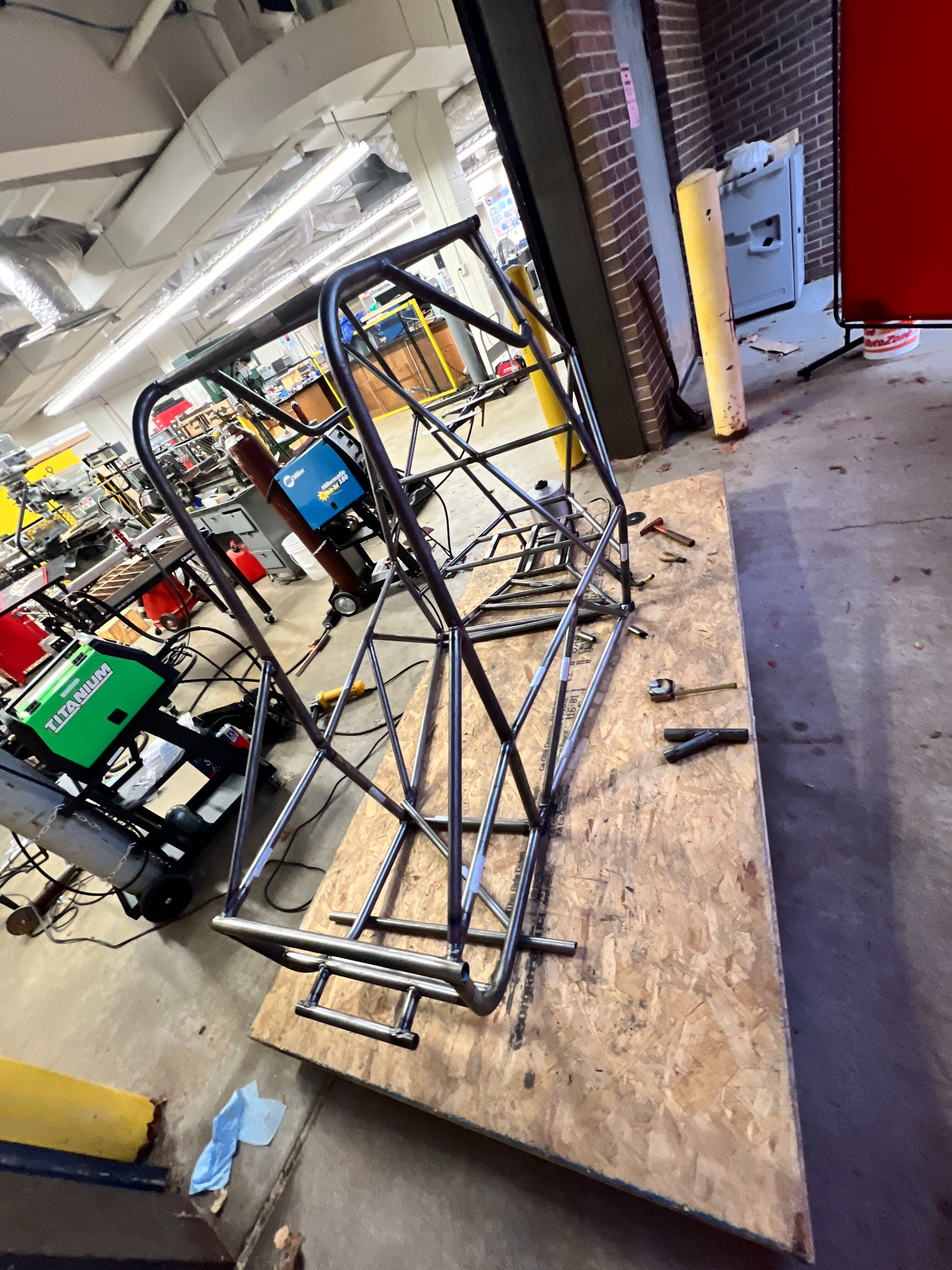Frame Welding Begun
