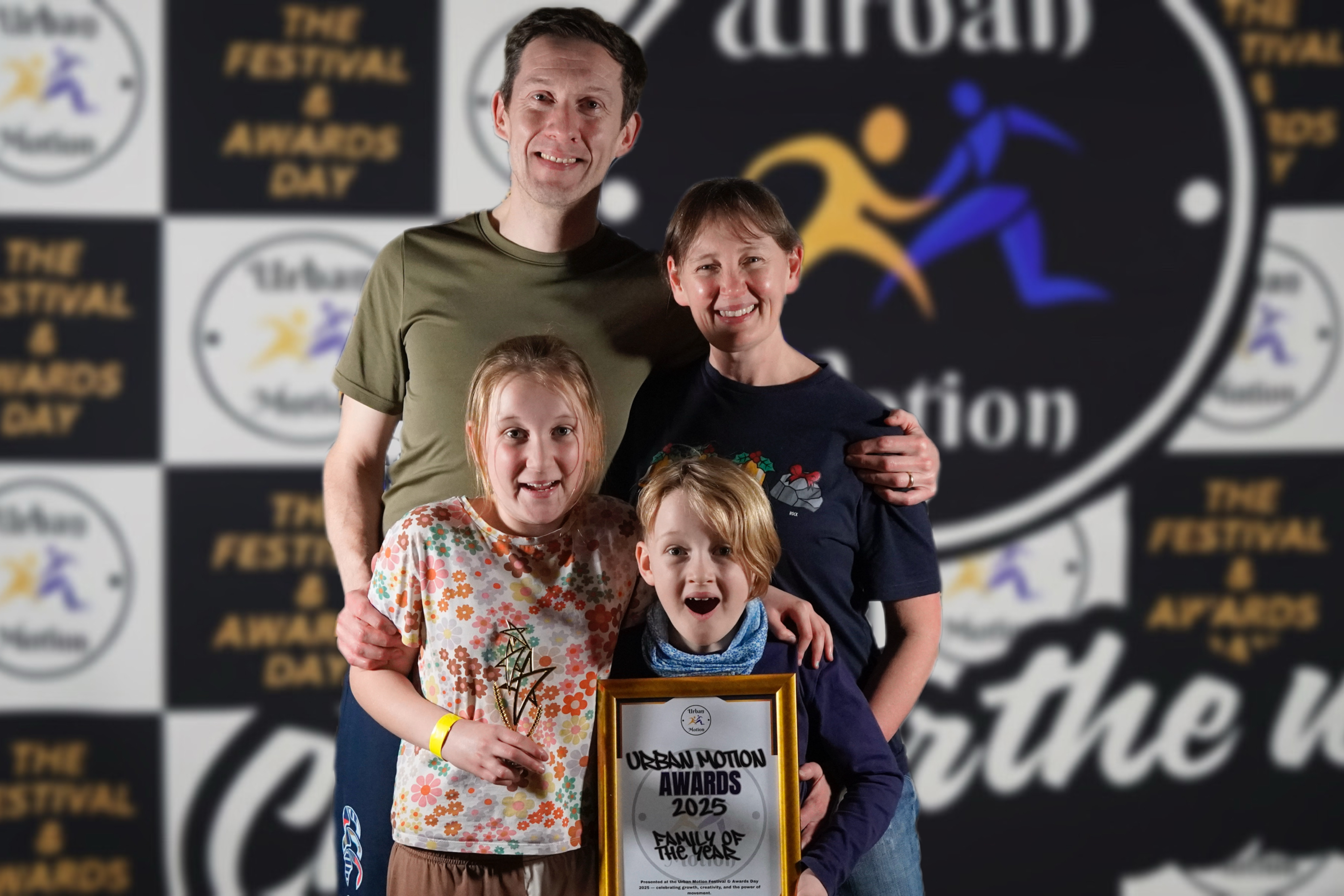 Family of the Year at the Urban Motion Festival & Awards Day