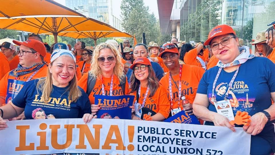 Local 572 members at LiUNA convention