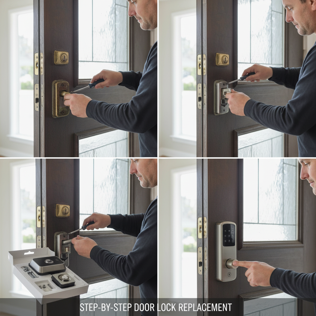 How to Replace a Worn Door Lock in 6 Steps