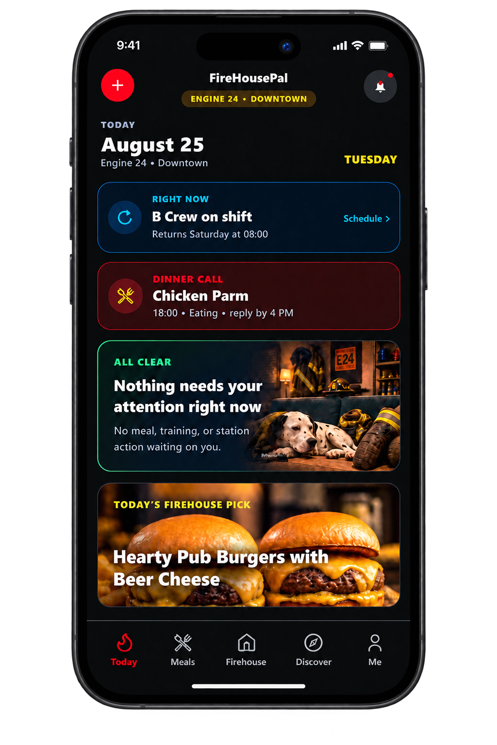 FireHousePal app on iPhone