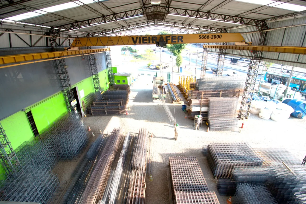 Vergalhão de aço CA-50 CA-60 distribuidor São Paulo VIEIRAFER