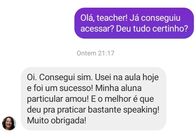 Depoimento de professora enviado à Yellow Fox 2