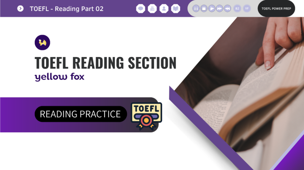 TOEFL IBT - Reading Practice - Text 01