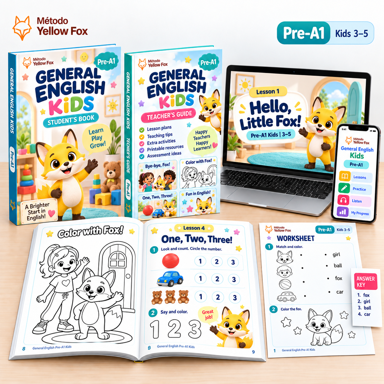 Smart Fox Book 01 Kids