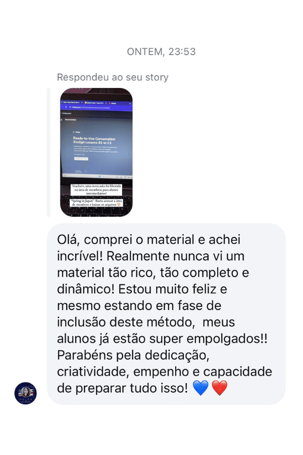 Depoimento de professora enviado à Yellow Fox 8