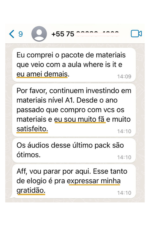 Depoimento de professora enviado à Yellow Fox 9