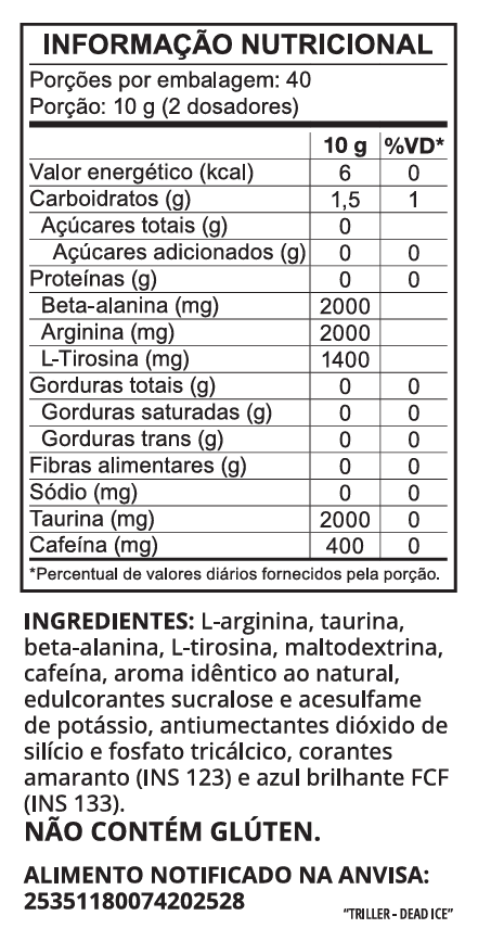 Informação Nutricional