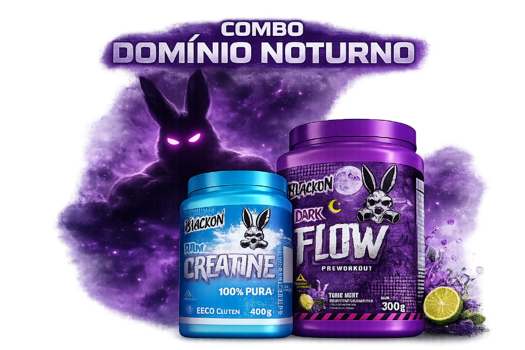 Combo Domínio Noturno BlackOn - Dark Flow + Creatina