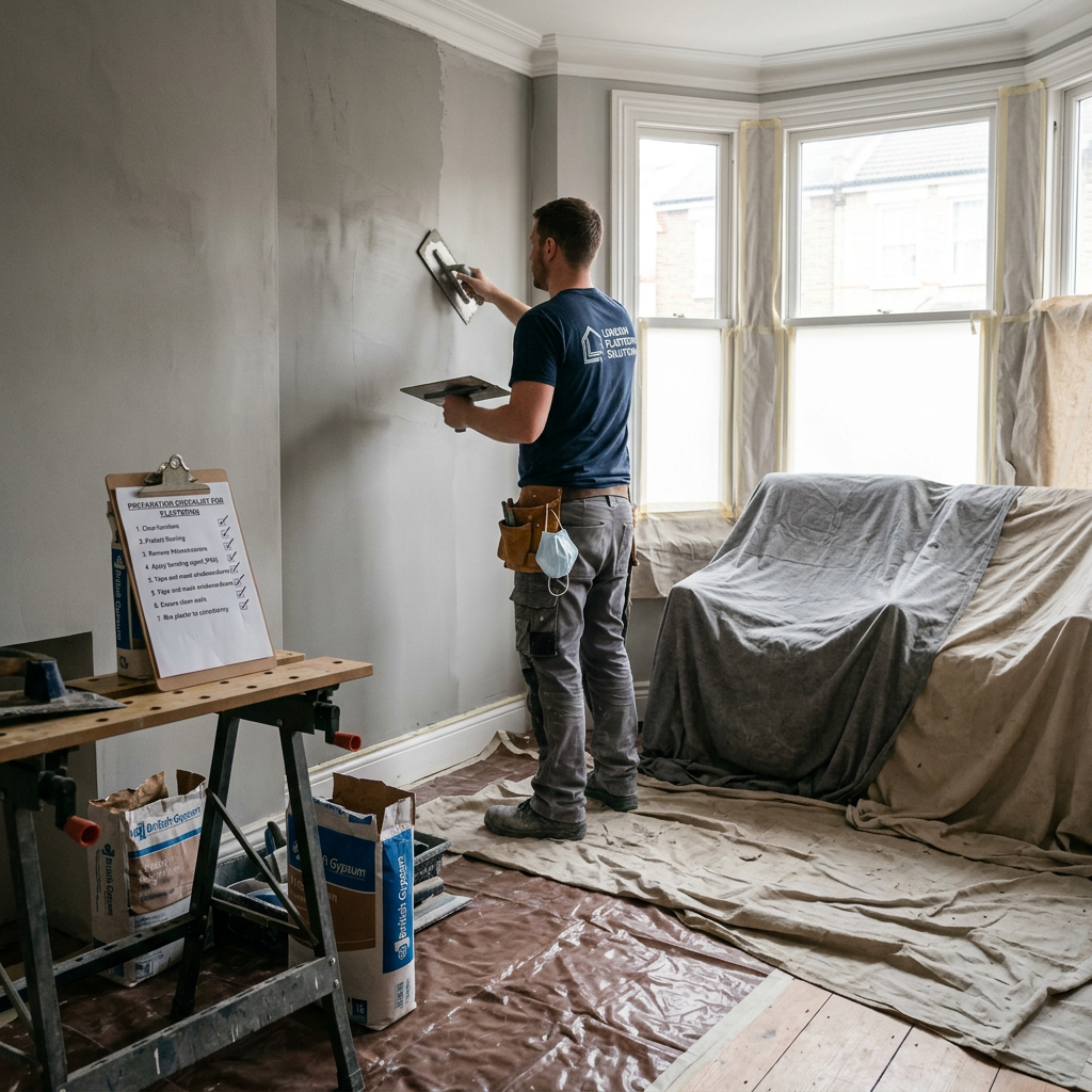 Preparing Your Home for Plasterers: London Tips