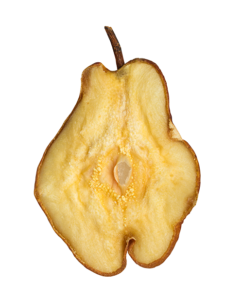 Dried pears