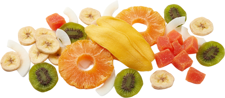 Dried tropical mixes