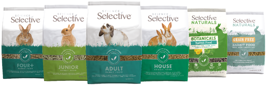 Science Selective rabbit food product range