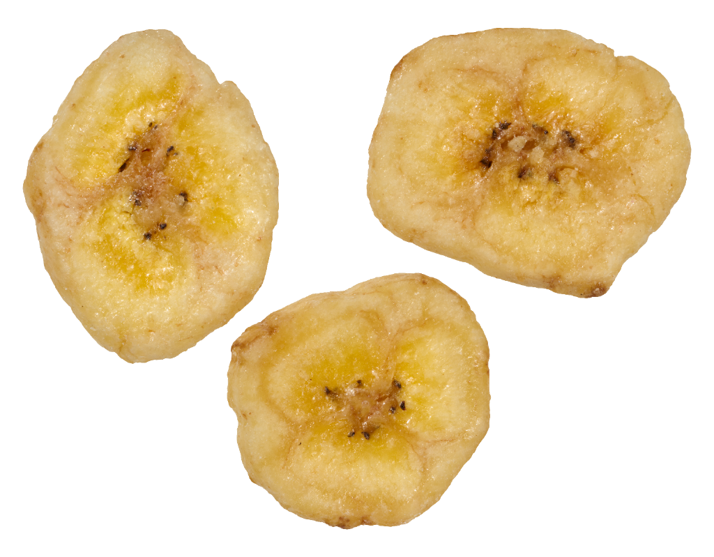 Dried banana (unsweetened, no oil)