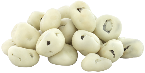 Commercial yogurt-coated dried fruits