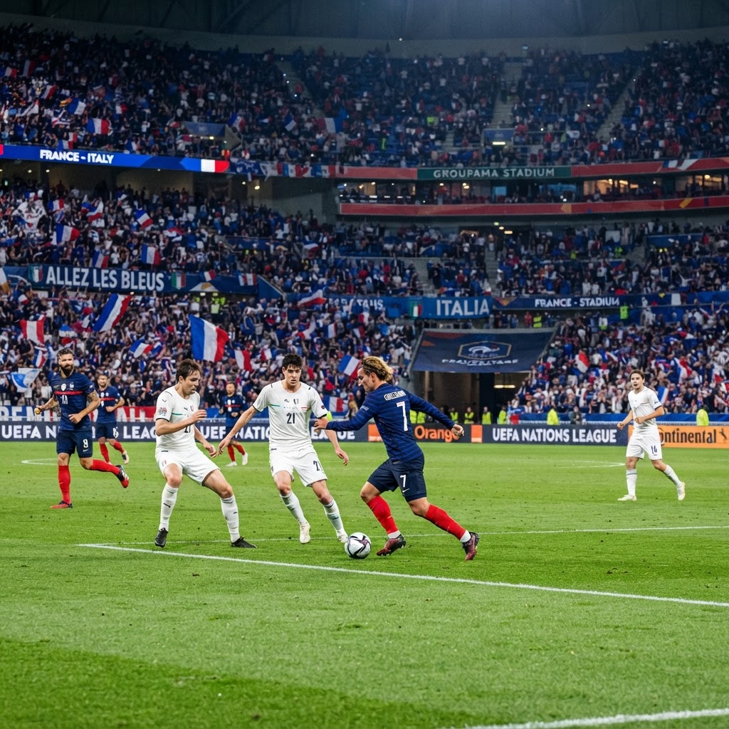 France - Italy (Football UEFA Nations League)