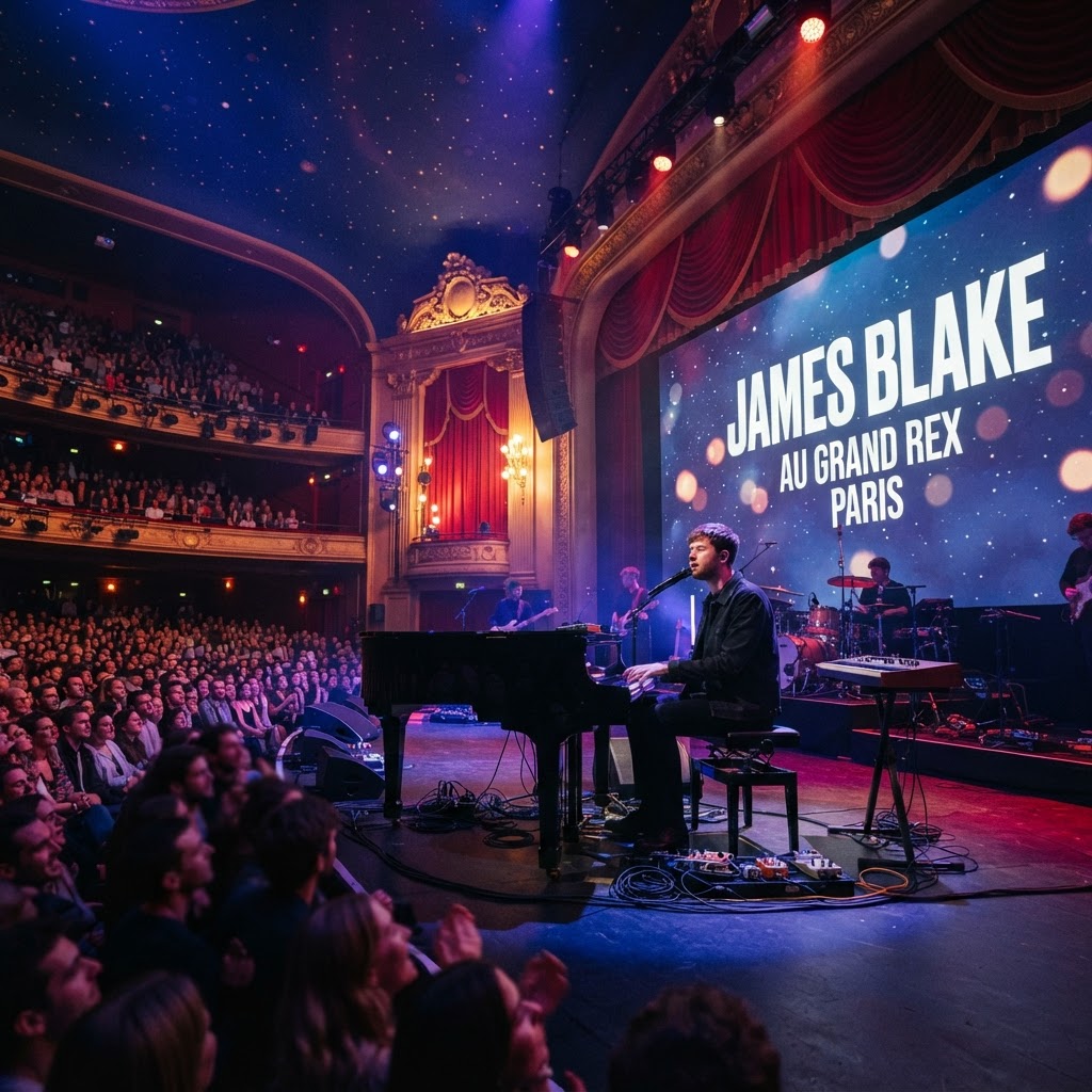 James Blake au Grand Rex