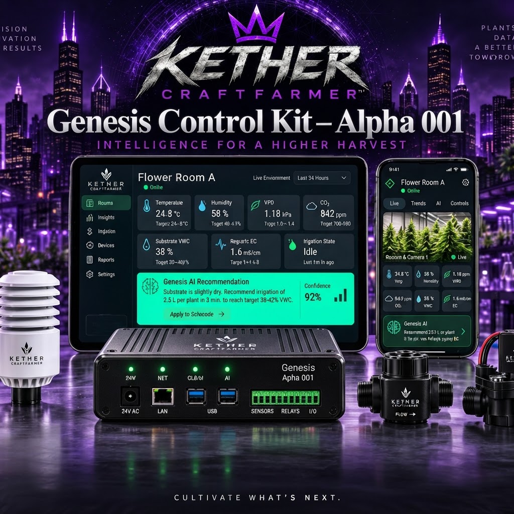 Genesis Control Kit — Alpha 001 (Founding Grower Launch)