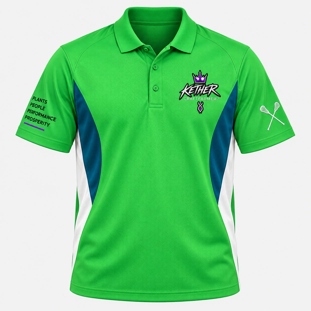 Kether Craftfarmer 2026 Heritage Green Performance Polo