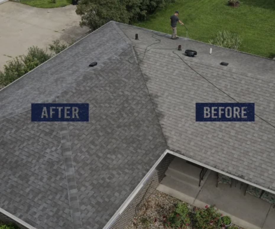 Roof Guard before and after results