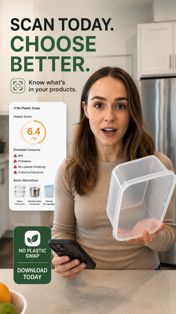 No Plastic Swap - Scan Today. Choose Better.