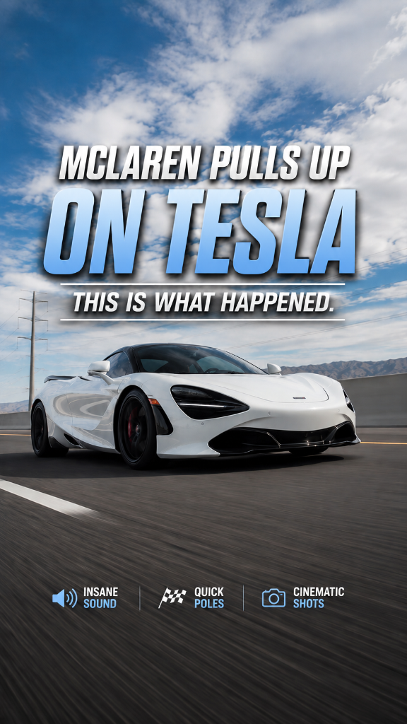 McLaren Pulls Up On Tesla