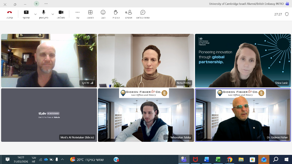 Zoom meeting with British Embassy representatives