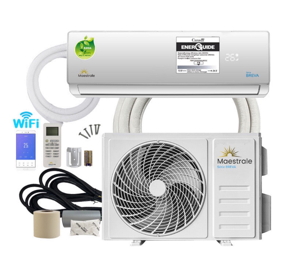 Breva 9000 BTU Maestrale - Thermopompe murale 9 000 BTU -25°C - ENERGY STAR®