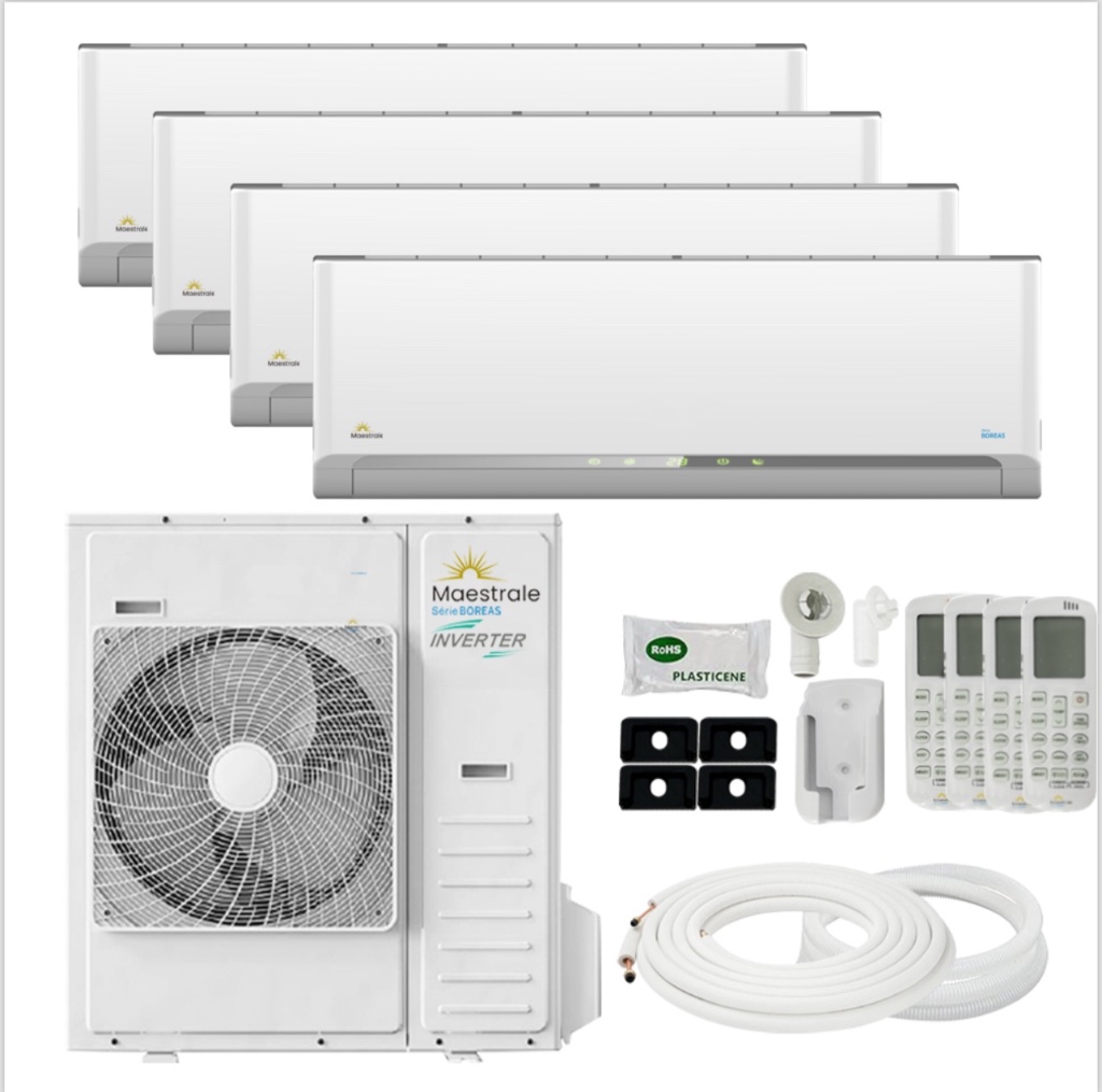 Boreas Multi-Zone 37000 BTU Maestrale - Thermopompe murale 37 000 BTU -25°C - ENERGY STAR®