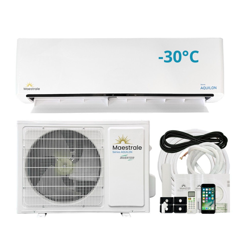 Aquilon 9000 BTU Maestrale - Thermopompe murale 9 000 BTU -30°C - ENERGY STAR®