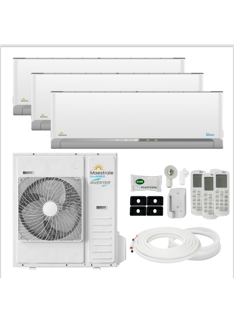 Boreas Multi-Zone 27000 BTU Maestrale - Thermopompe murale 27 000 BTU -25°C - ENERGY STAR®