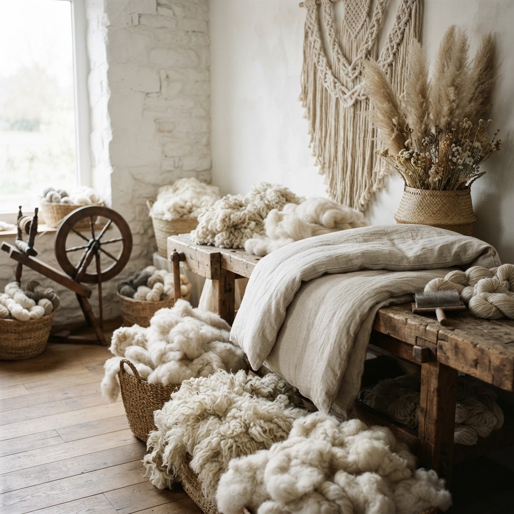 LA BELLE LAINE — du mouton à la couette !