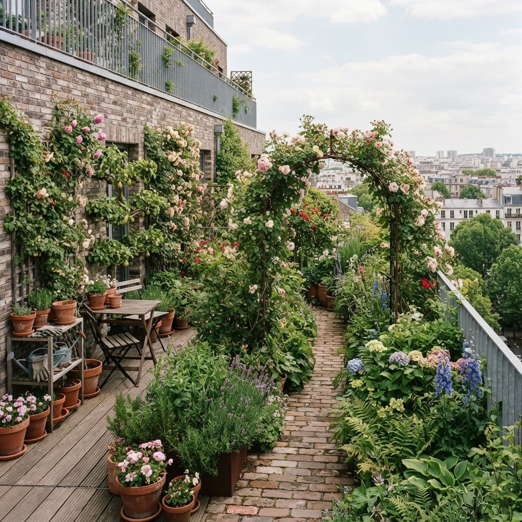Poétiques du végétal : l’art du jardin suspendu en milieu urbain
