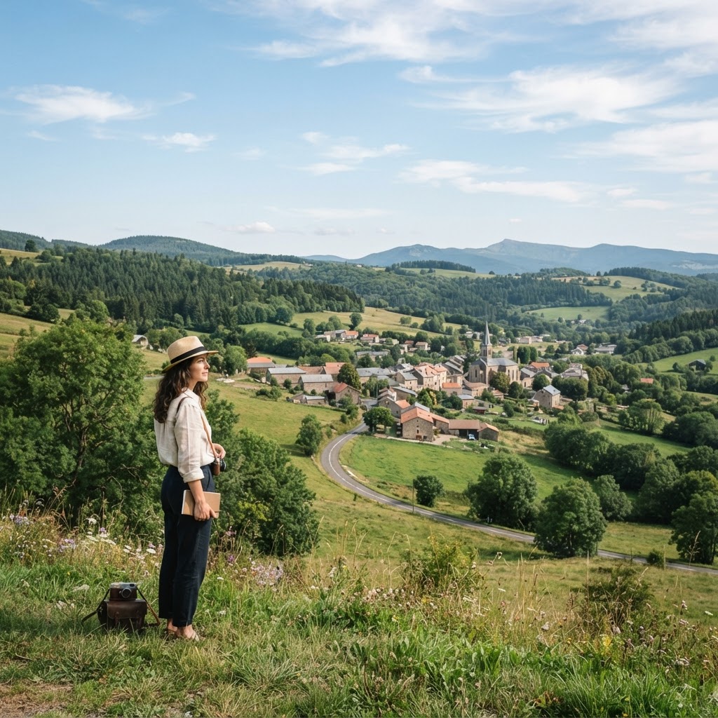 LE CHAMBON-SUR-LIGNON : de l'espace, de l'air, du vert !