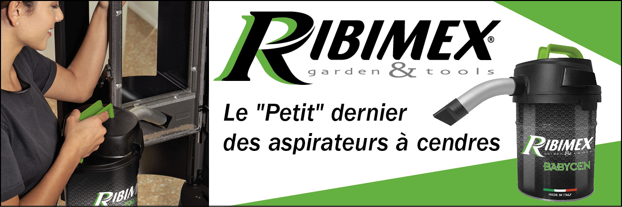 Ribimex Babycen - Le petit dernier des aspirateurs à cendres