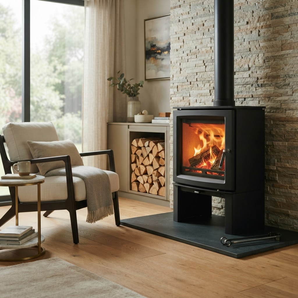 POÊLE À BOIS STOVAX RIVA2 66 FREESTANDING : performance, design et confort