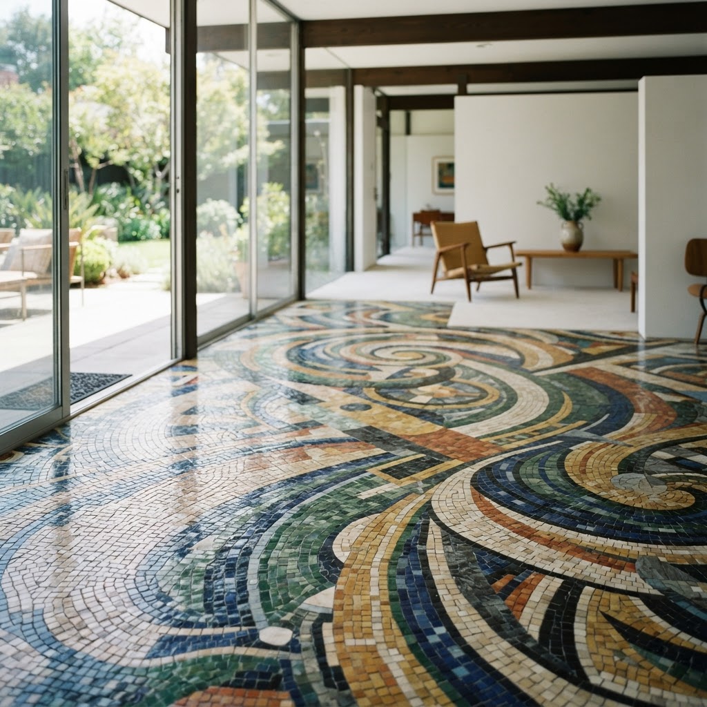 Mosaïques Contemporaines : L’Art de Transformé les Sols en Œuvres d’Art